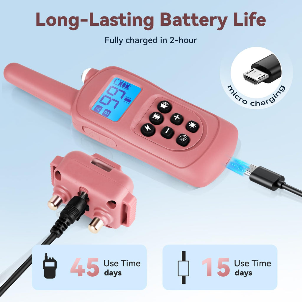 Pink Cat Shock Collar with Remote G20693