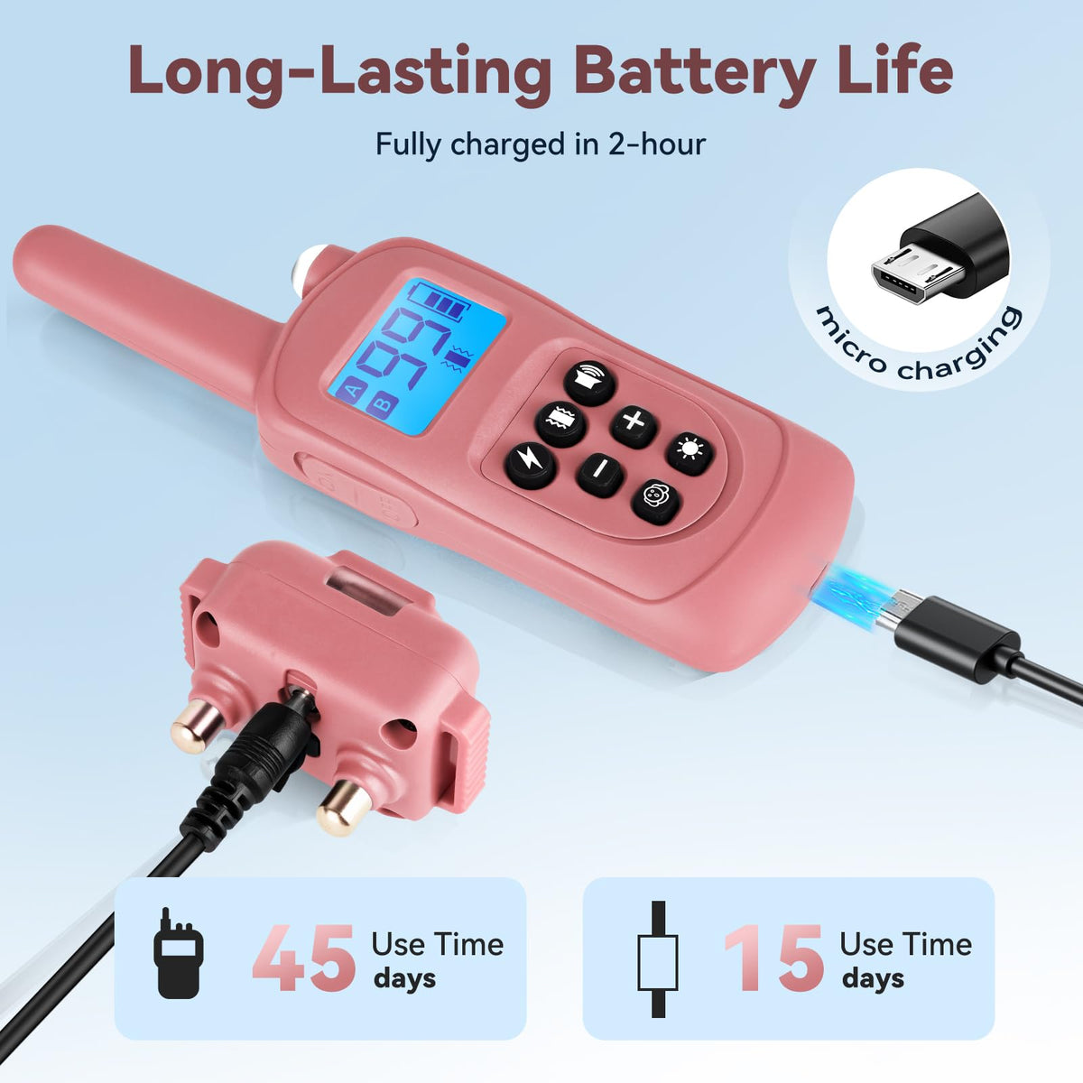 Pink Cat Shock Collar with Remote G20693