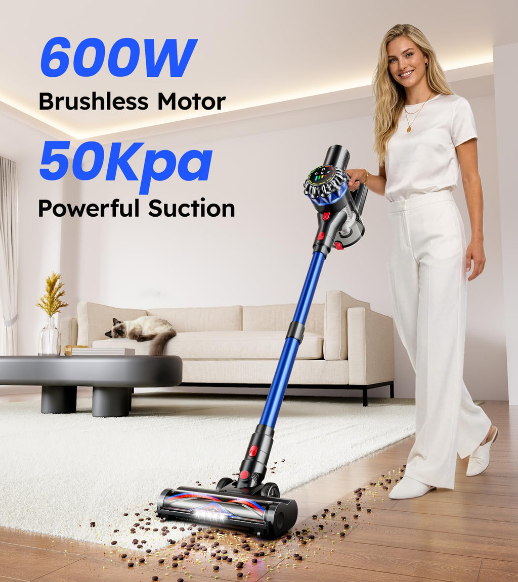 600W 50Kpa 65Mins Cordless Stick Vacuum Cleaner M4129