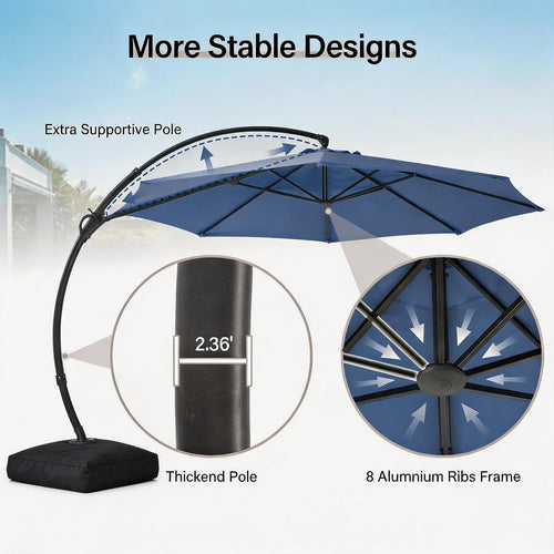 11ft Cantilever Patio Umbrella Z983