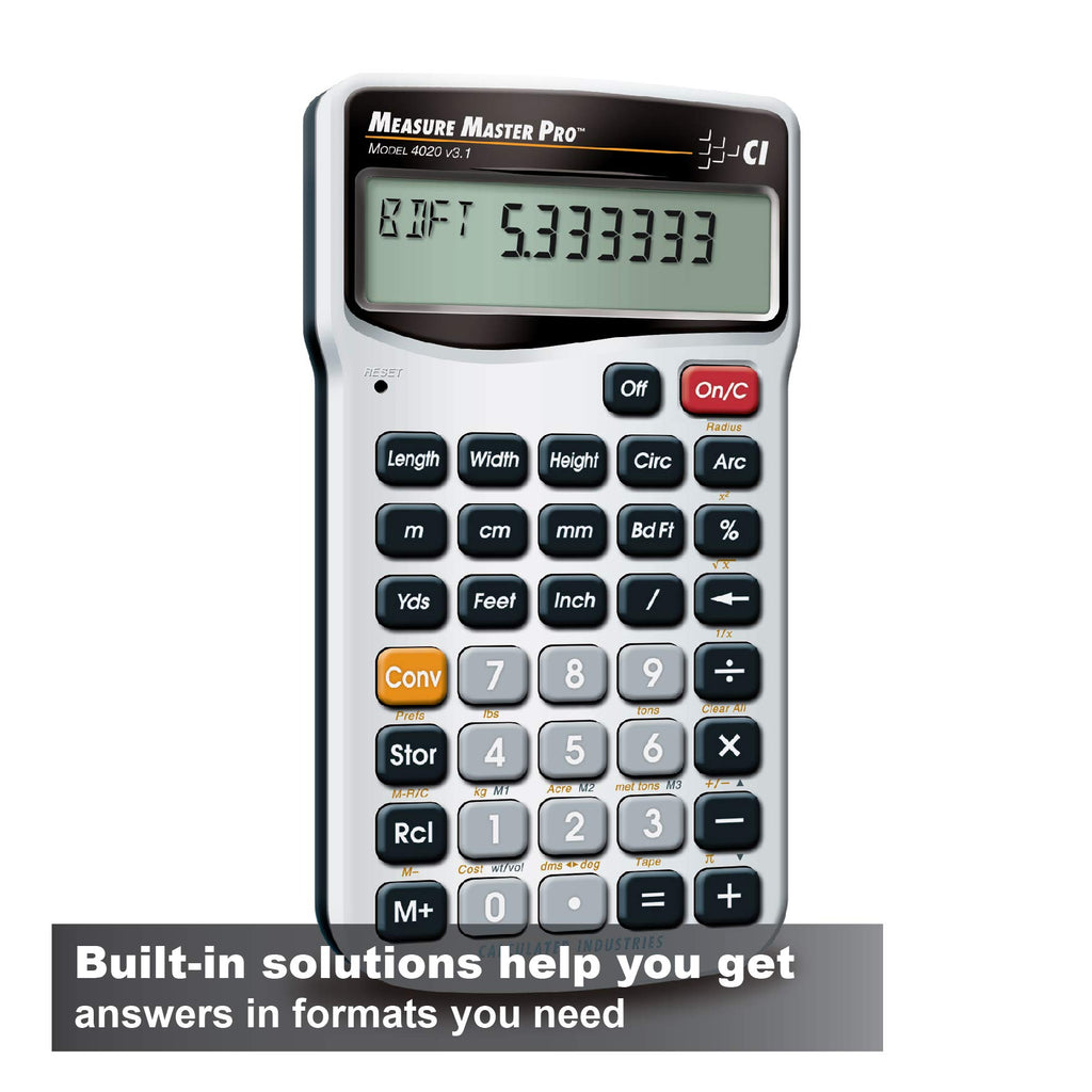 Construction Math Calculator Y58090
