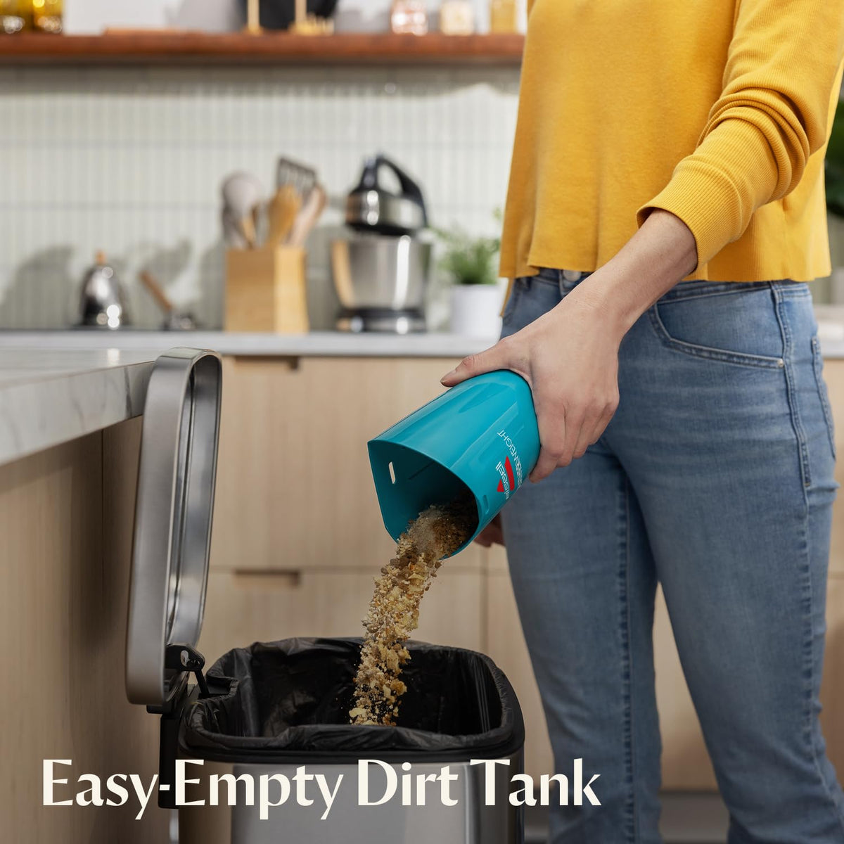 Bagless Stick Vacuum and Electric Broom with Crevice Tool Q193968