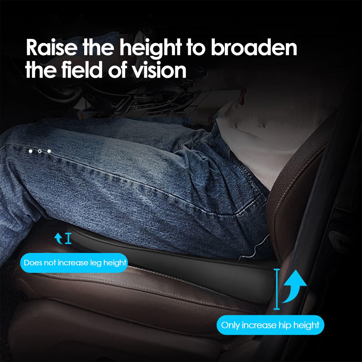 Adjustable Ergonomic Non-Slip Car Booster Seat M462