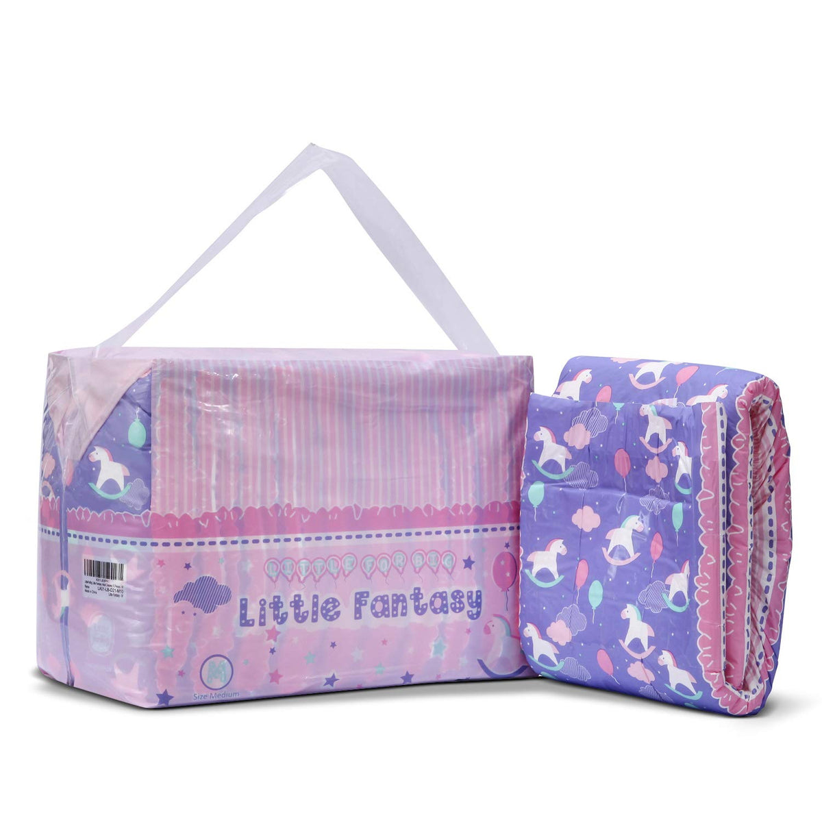 Printed Adult Brief Diapers 10 Pieces Medium A180