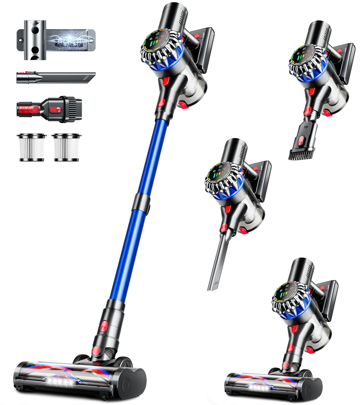 600W 50Kpa 65Mins Cordless Stick Vacuum Cleaner M4129