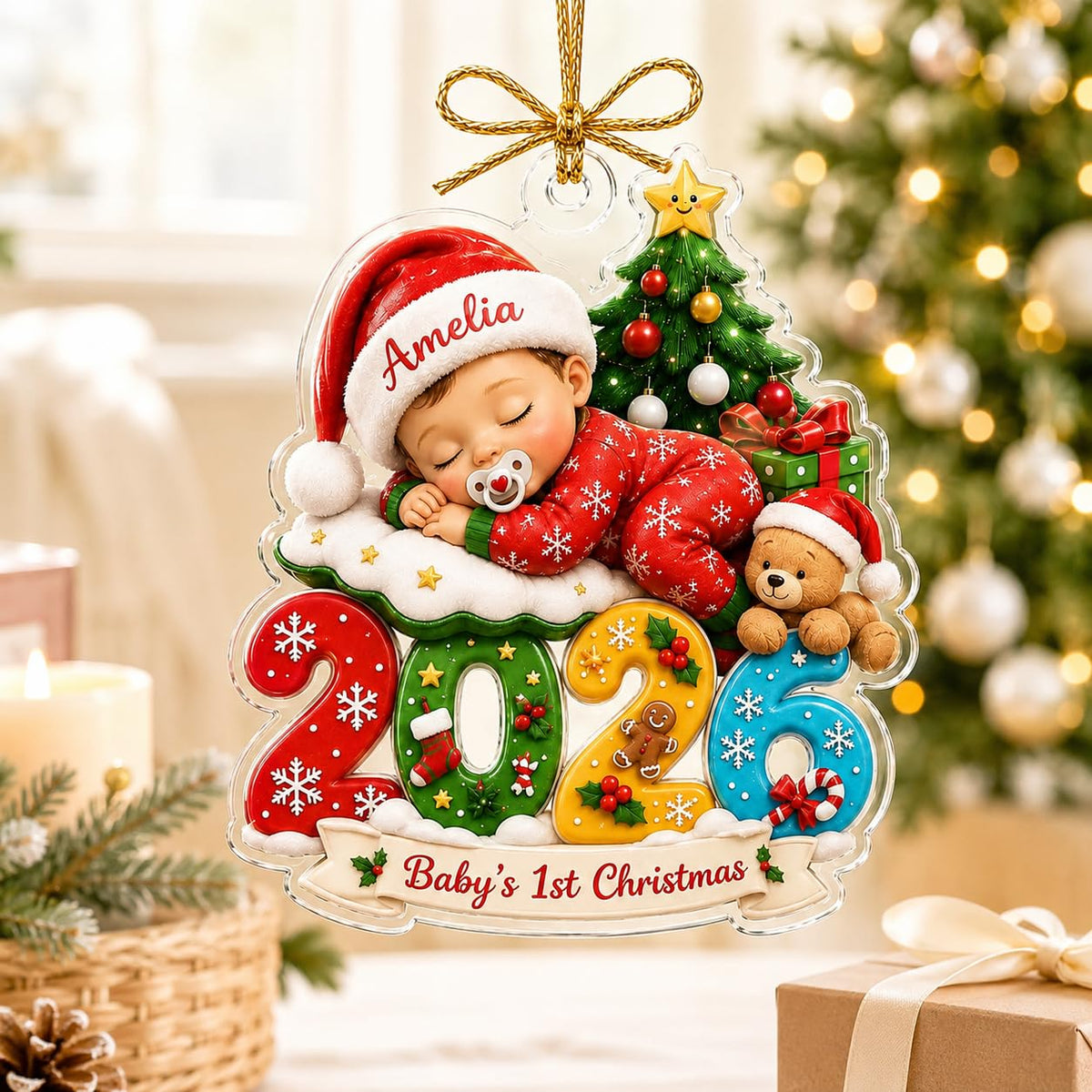 Baby First Christmas Ornament 2026 Y24723