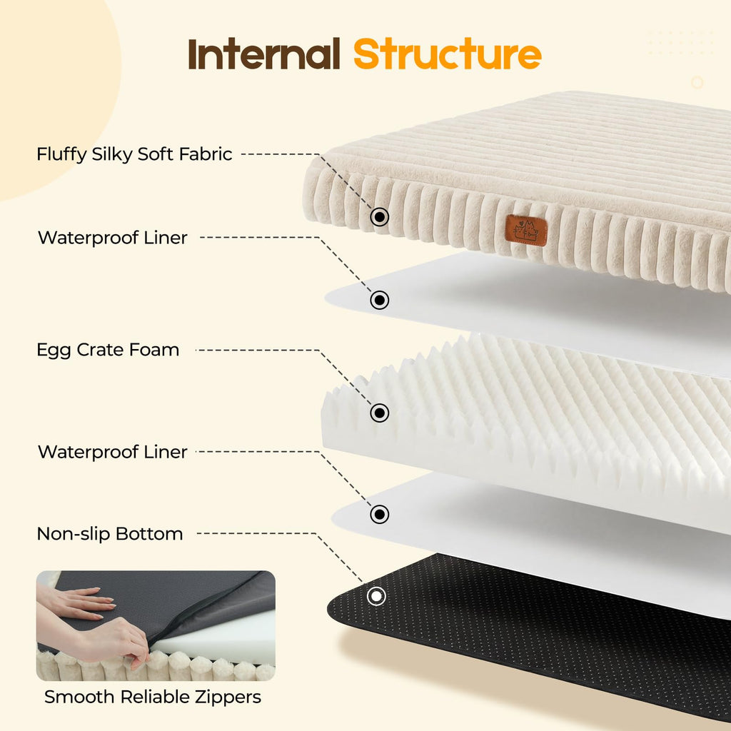 Waterproof Washable Orthopedic Dog Bed N37218