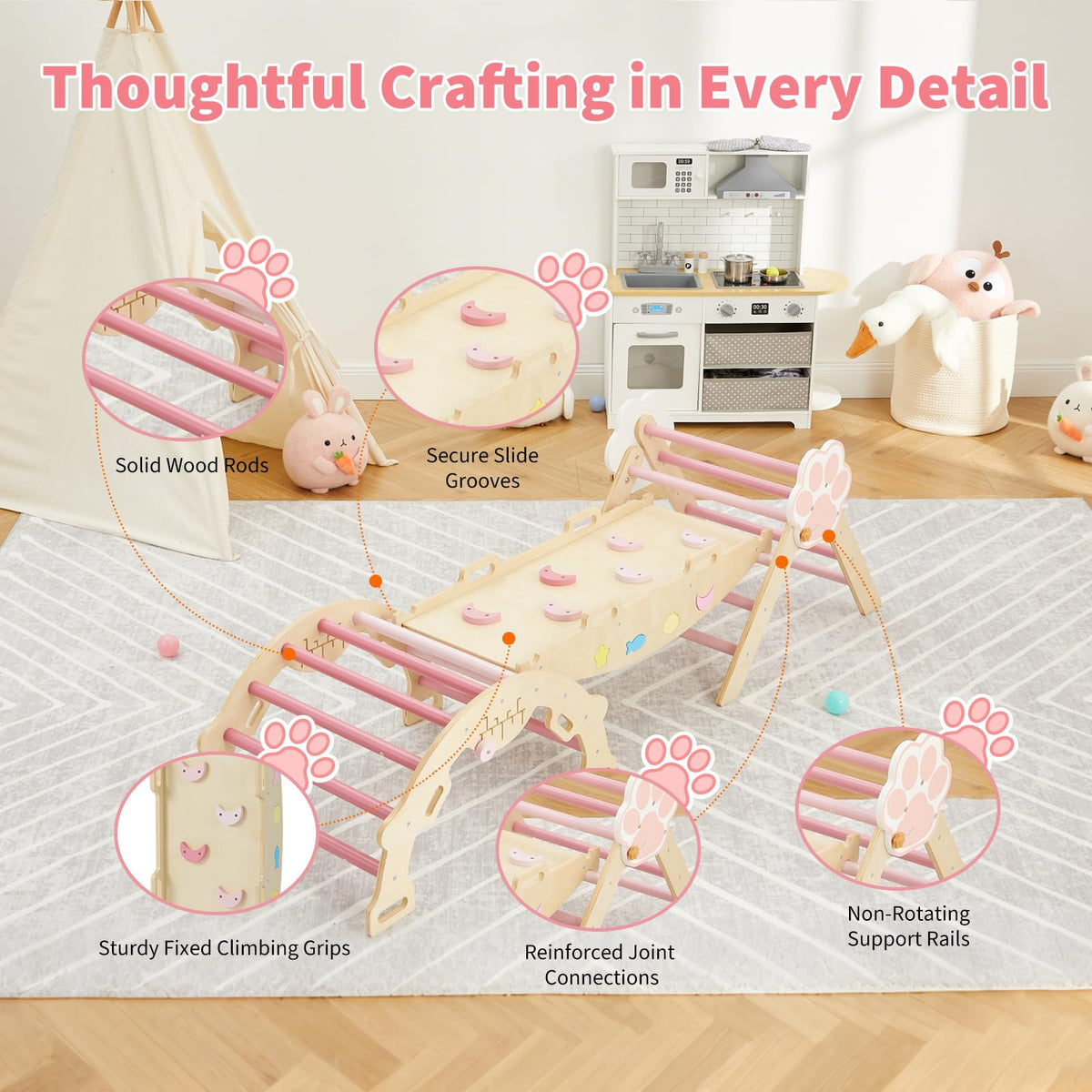 7-in-1 Triangle Climbing Set E649