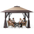 13x13 Pop Up Gazebo with Mosquito Netting Sidewall X34493