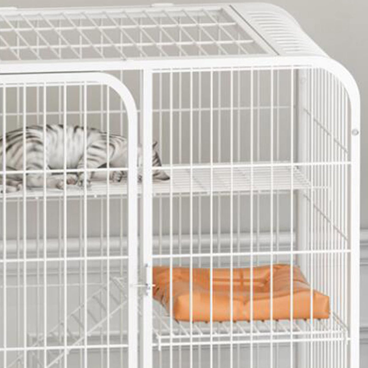 Large 3-Tier Metal Wire Cat Cage with Hammock C9662