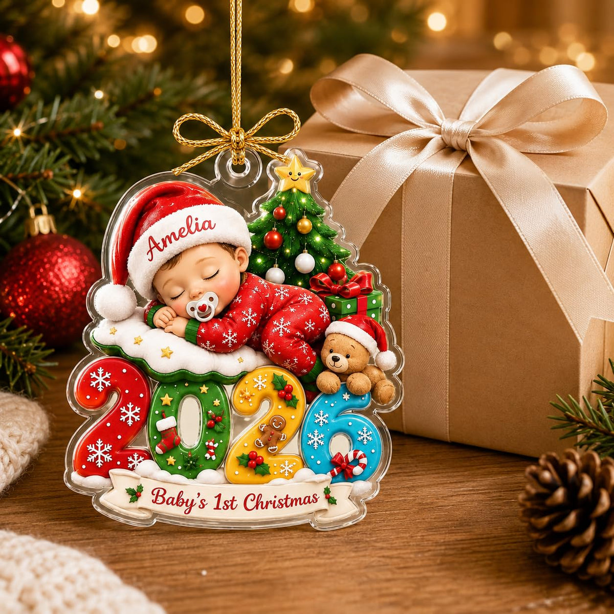 Baby First Christmas Ornament 2026 Y24723