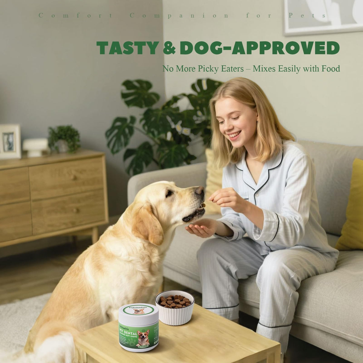 Dog Dental Chews with Natural Enzymes V8673