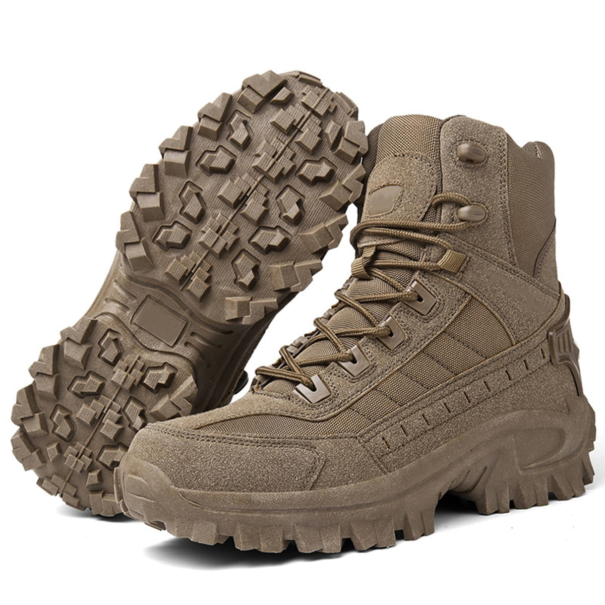 Lightweight Waterproof Tactical Hiking Work Boots with Side Zipper U162350