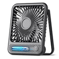 Battery Operated Desk Fan, 5'' Portable USB Fan, 11h Runtime, 3 Speeds C240