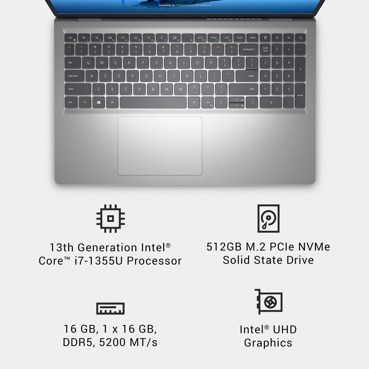 15.6 FHD Laptop Intel Core i7 16GB RAM Windows 11 Home A1328