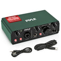 USB Audio Interface 2 Inputs 2 Outputs 48V Phantom Power Metal B881