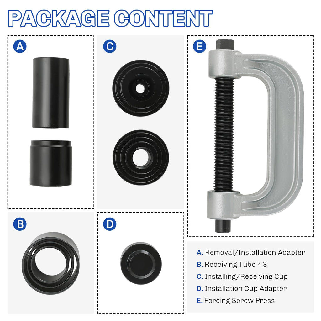 Ball Joint Press and U Joint Removal Tool Kit P2689