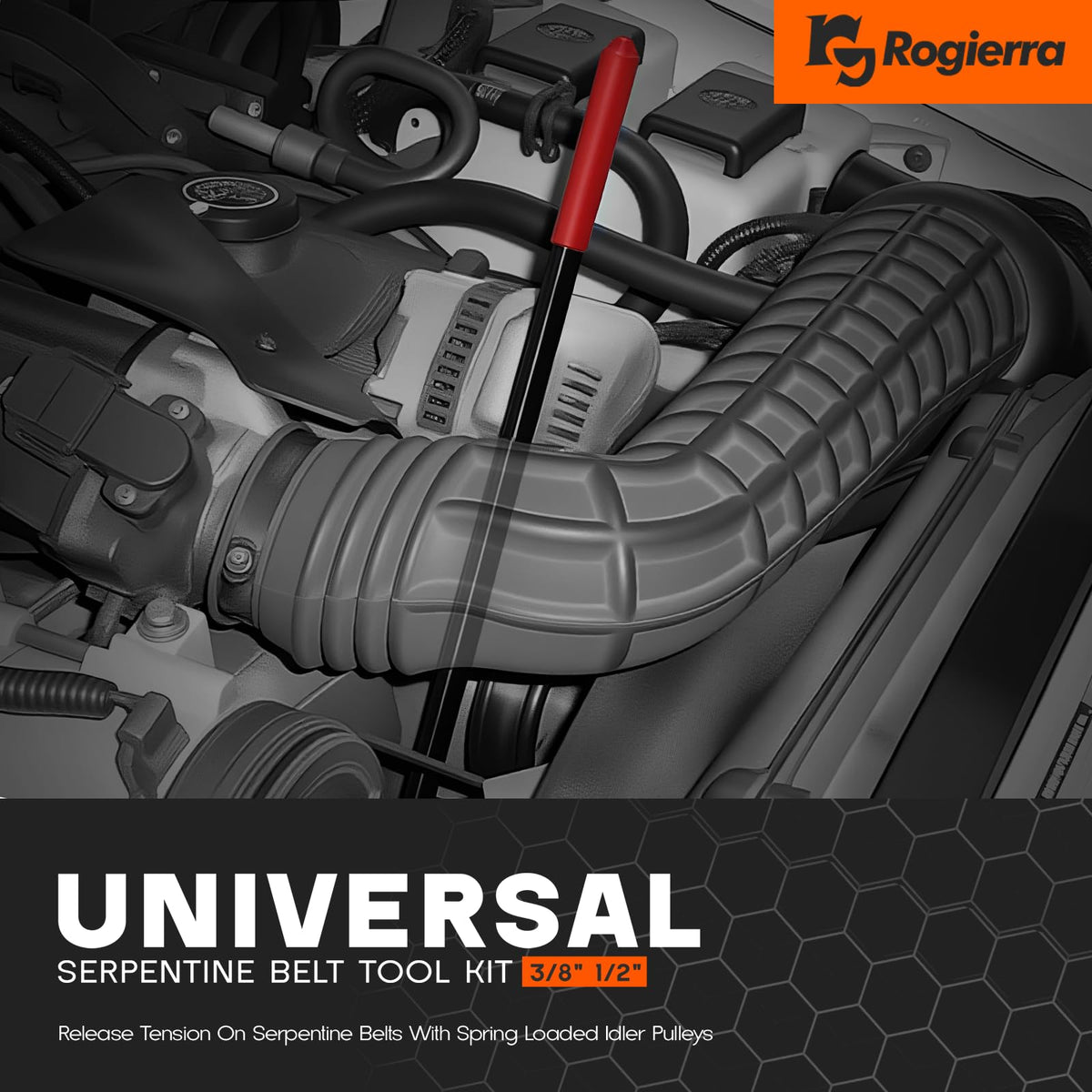 Universal Serpentine Belt Tool Kit, 8PCS S8129