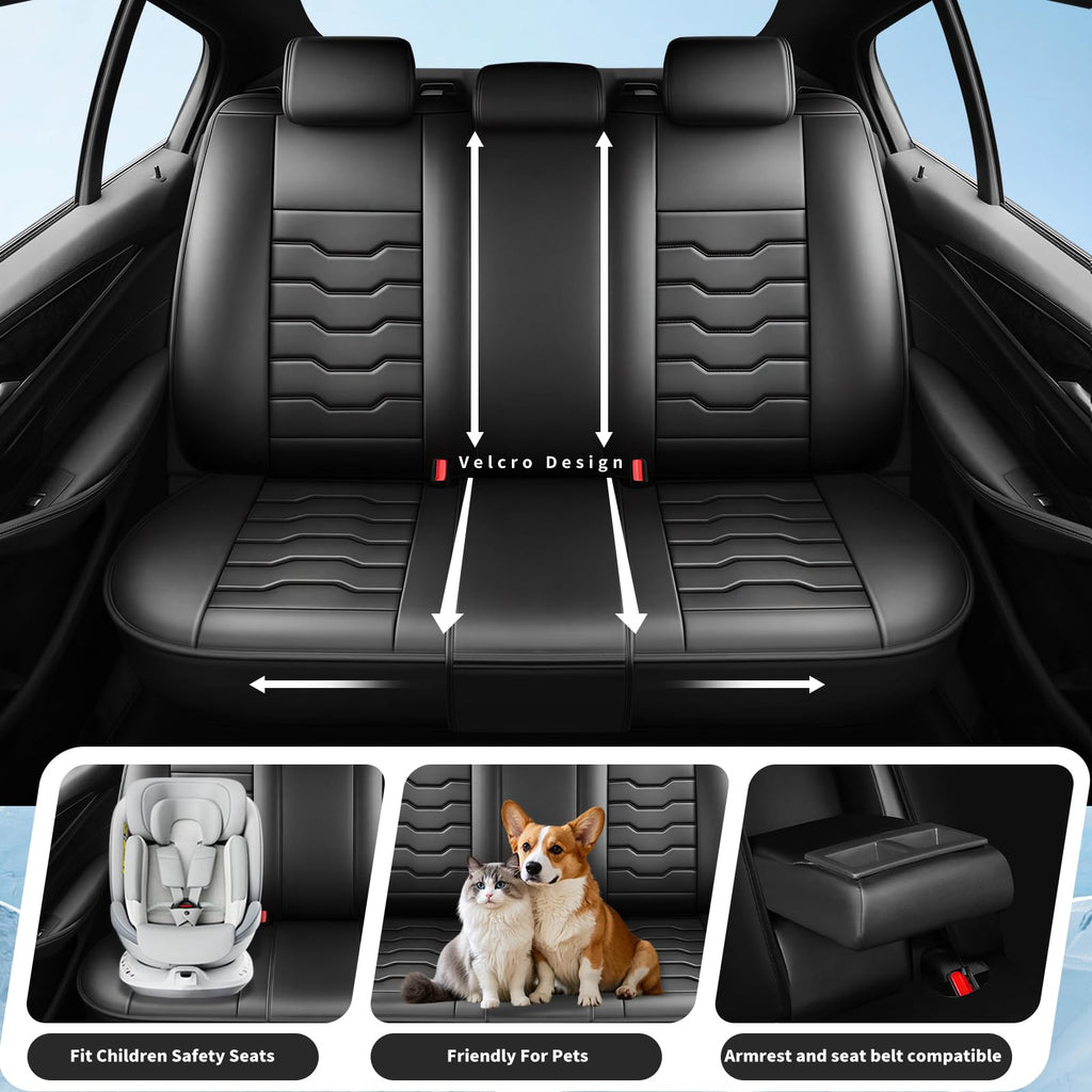 Black Car Seat Covers P93964