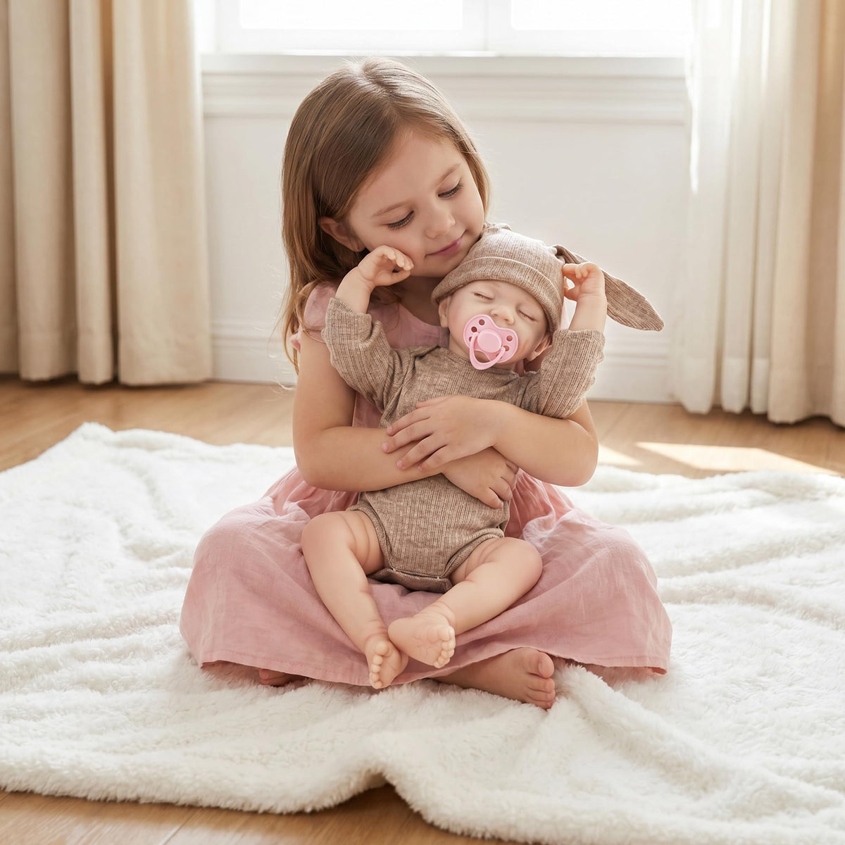 20 Inch Lifelike Reborn Baby Doll with Soft Vinyl Body A18577