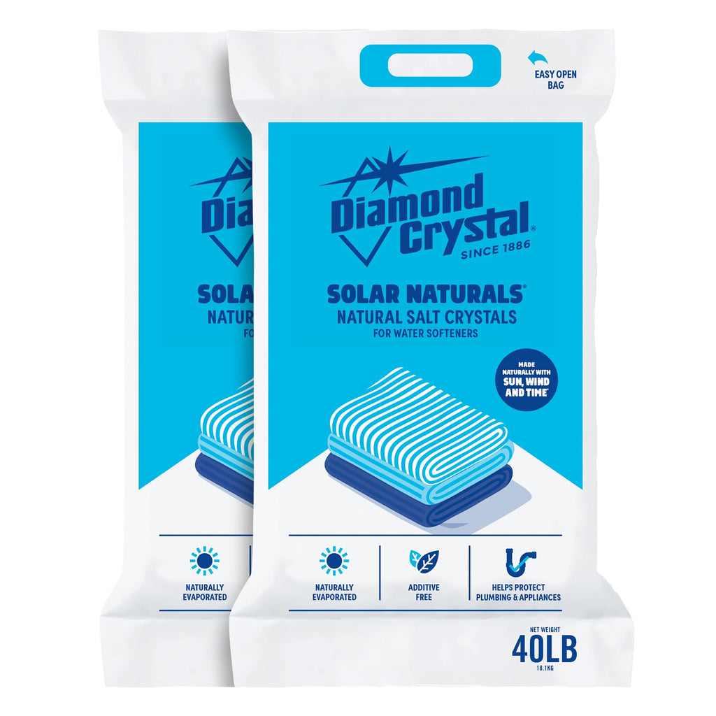 2 Pack Water Softener Salt, 40 lbs B214