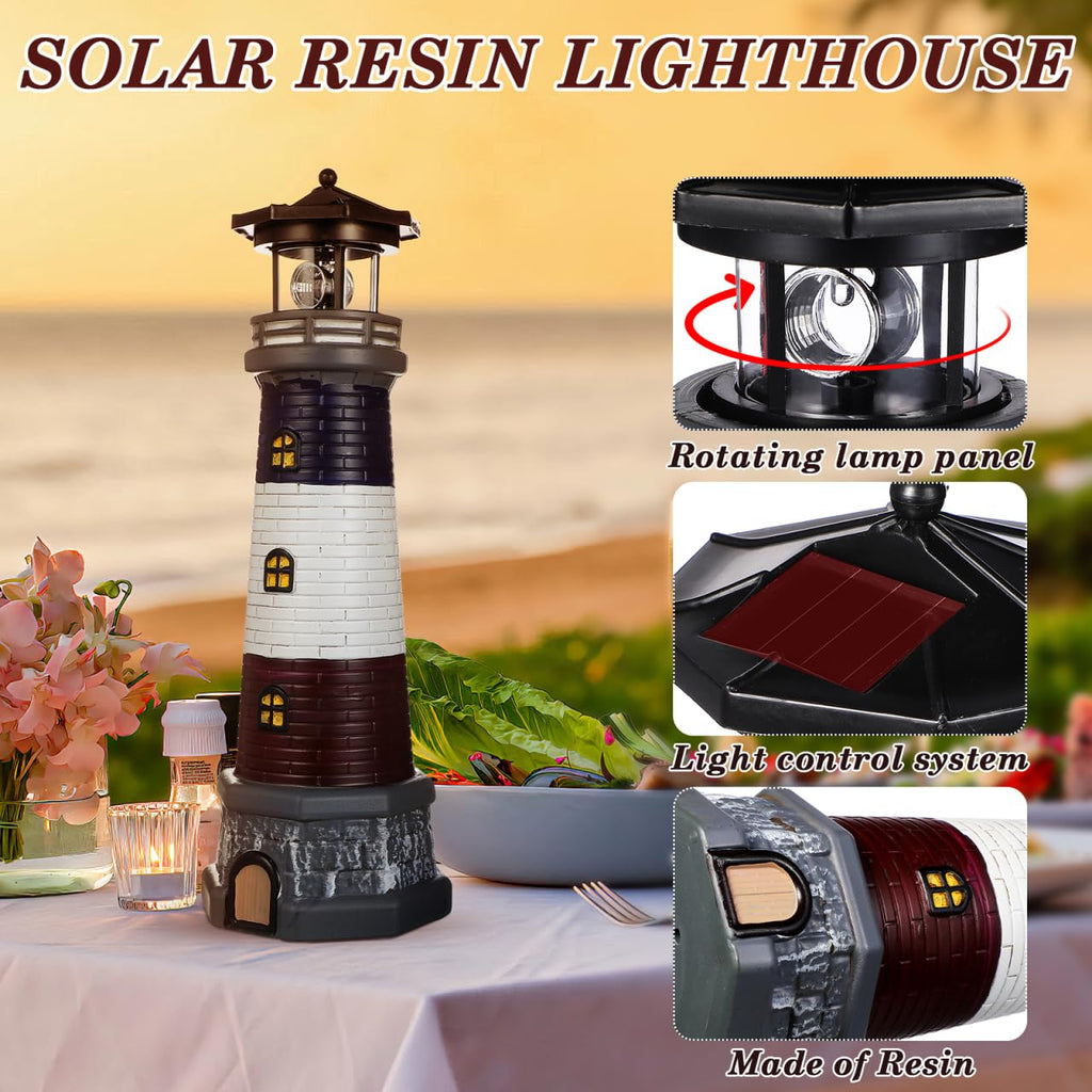 Solar Lighthouse Outdoor Statue E280