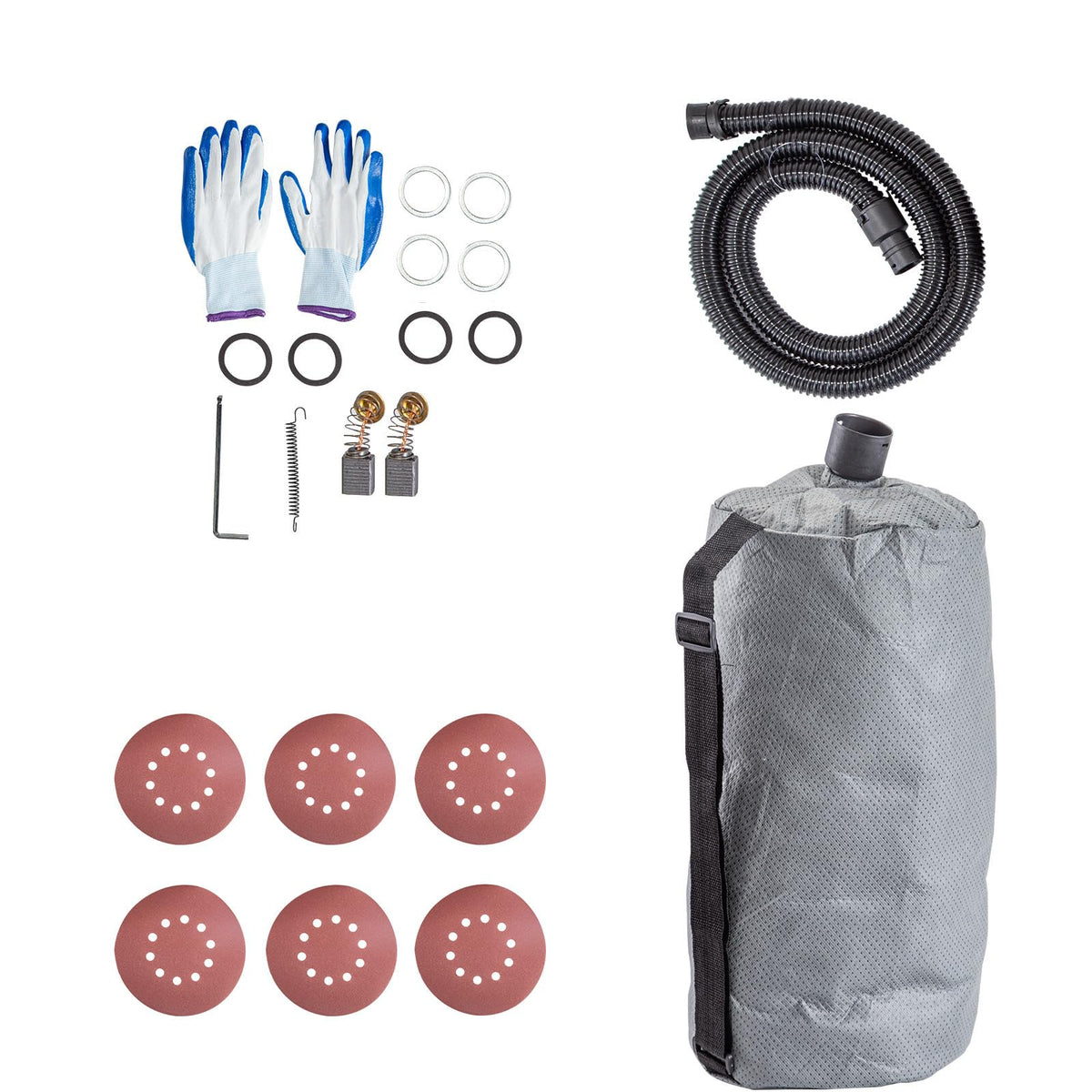 850W Variable Speed Electric Drywall Sander with Vacuum Bag V90619