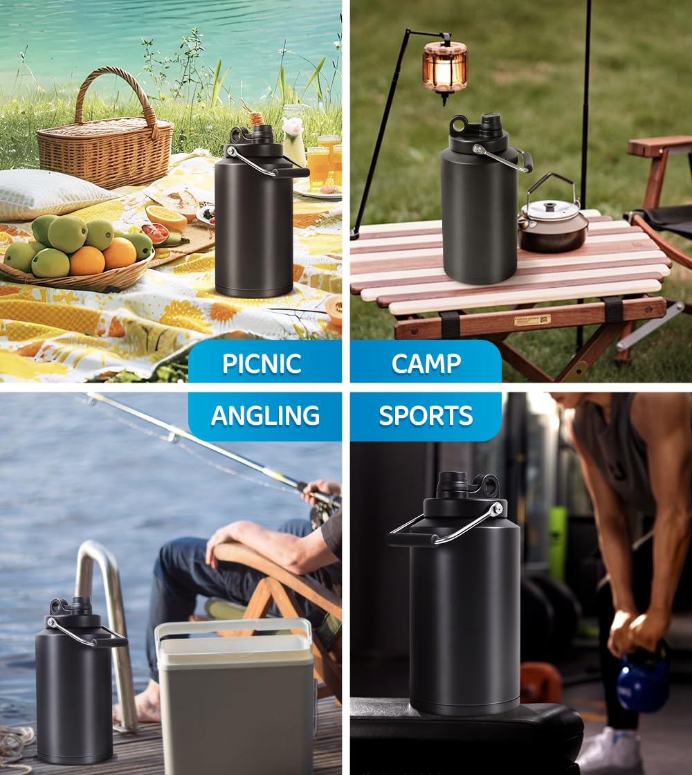 128 oz Stainless Steel Insulated Water Jug E249