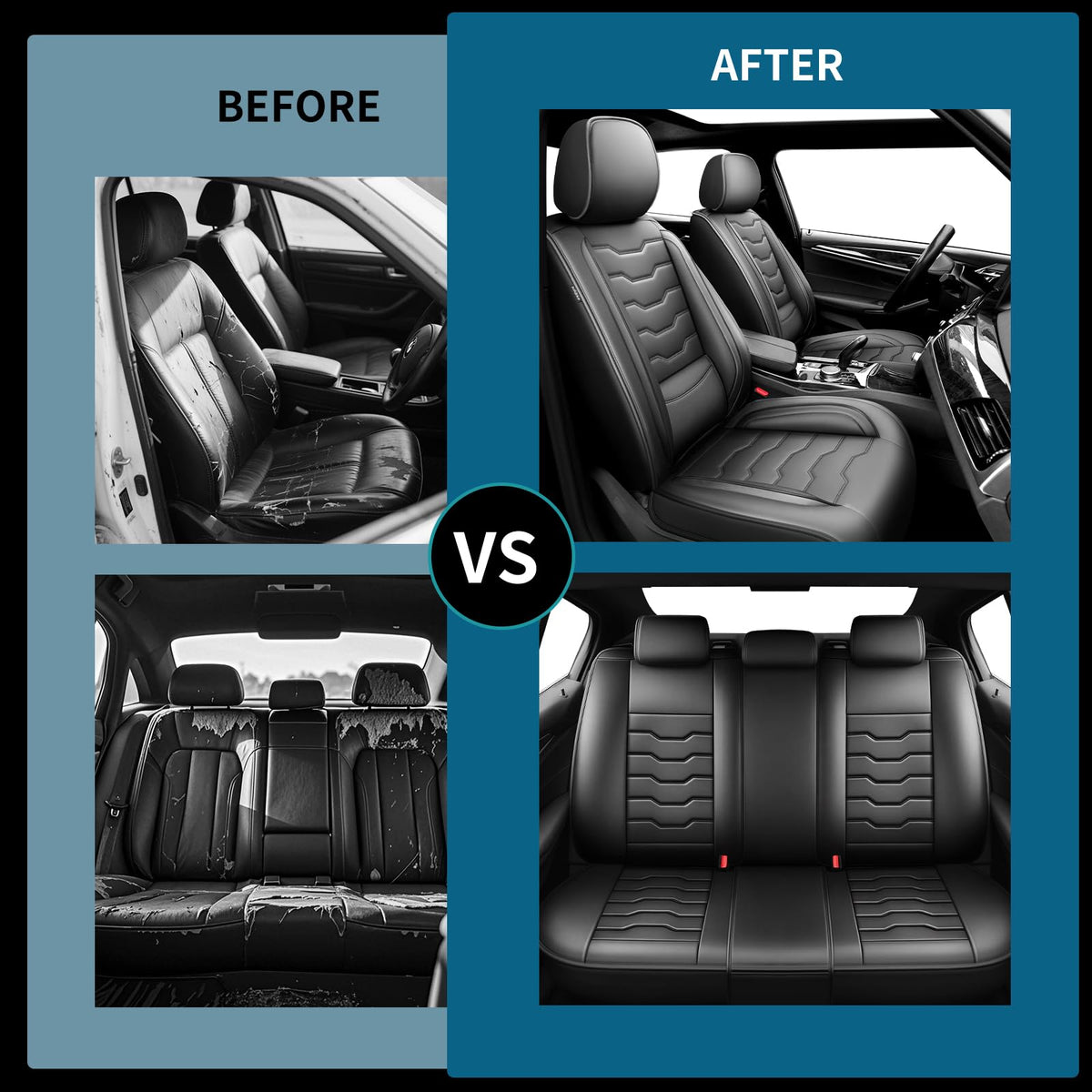 Black Car Seat Covers P93964
