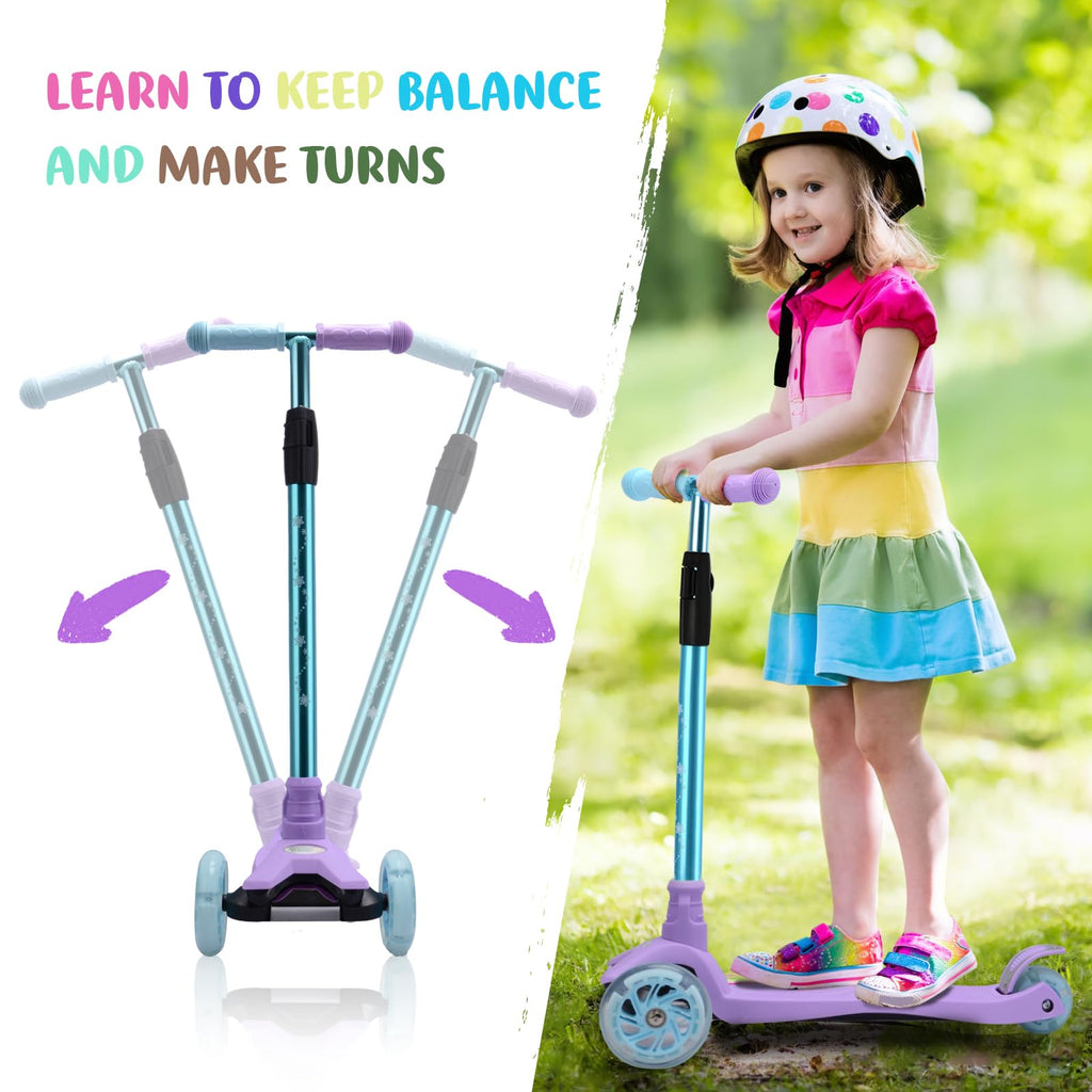 3 Wheel Scooter with Light Up Wheels A603