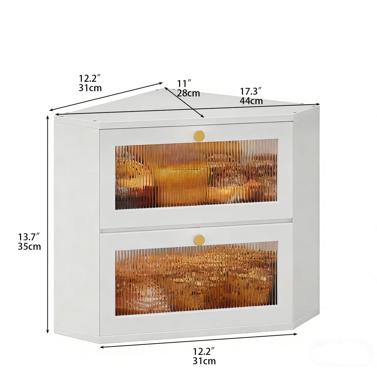 Bamboo Bread Box with Transparent Door M763