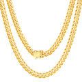 18k Yellow Gold Cuban Link Chain Necklace F14955