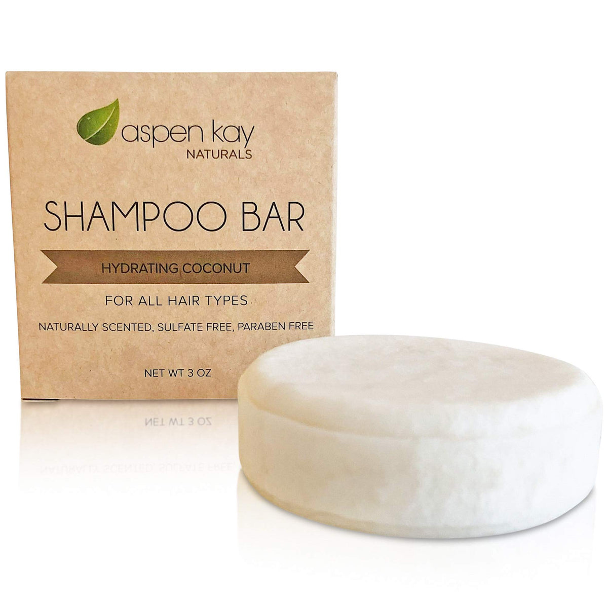 Coconut Shampoo & Conditioner Bar With Mini Soap Dish J495