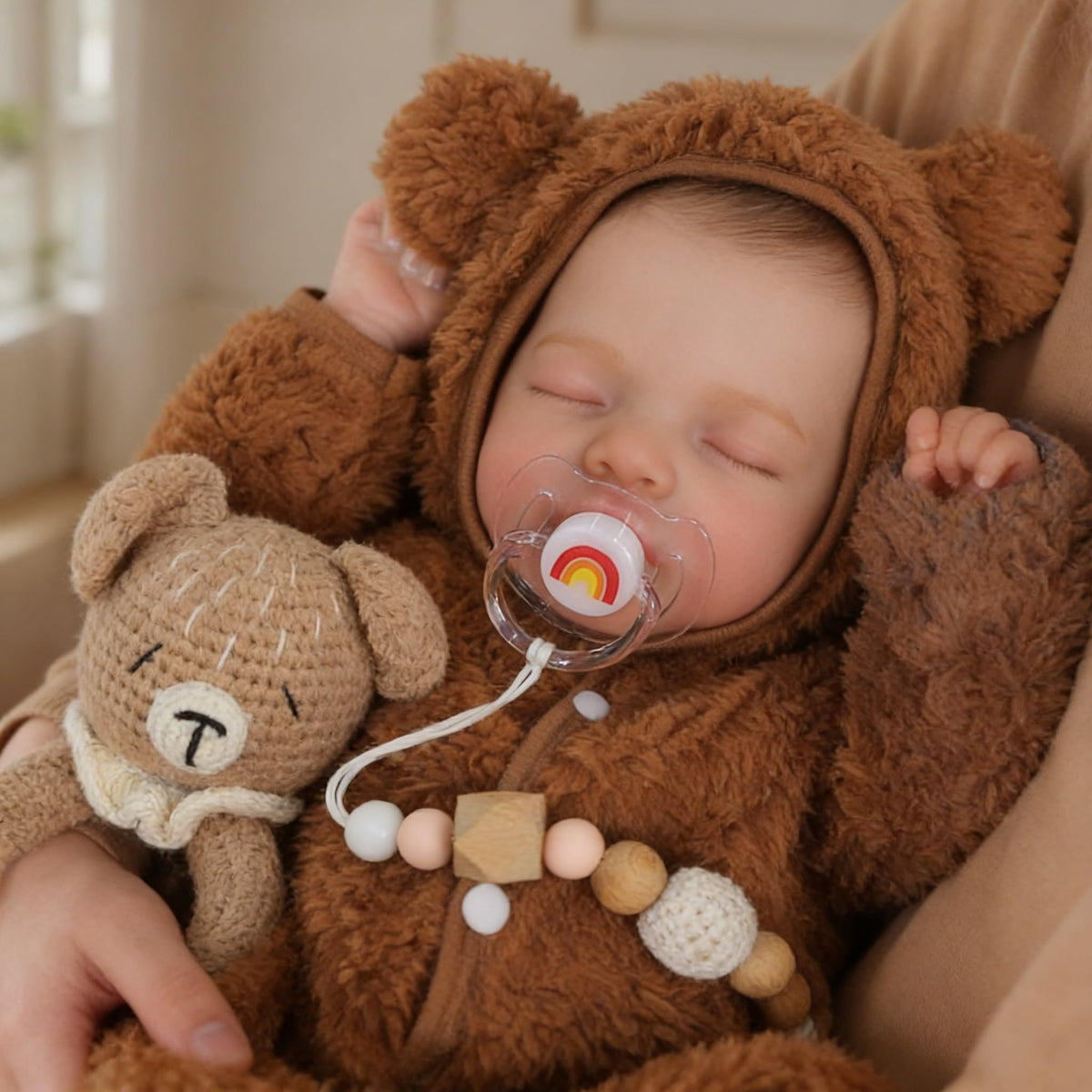 20 Inch Weighted Vinyl Baby Doll J530468