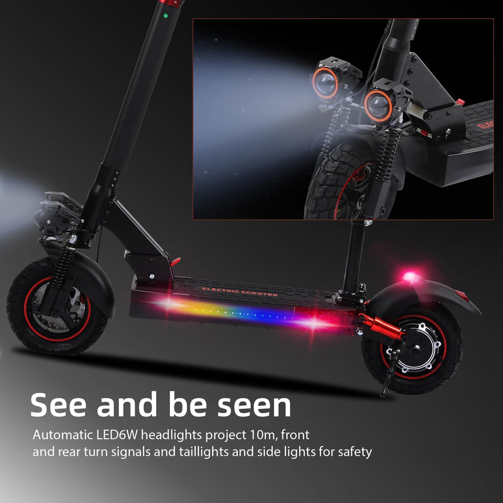 1200W Motor 30 MPH 30 Miles Range Folding Electric Scooter with Seat X11489