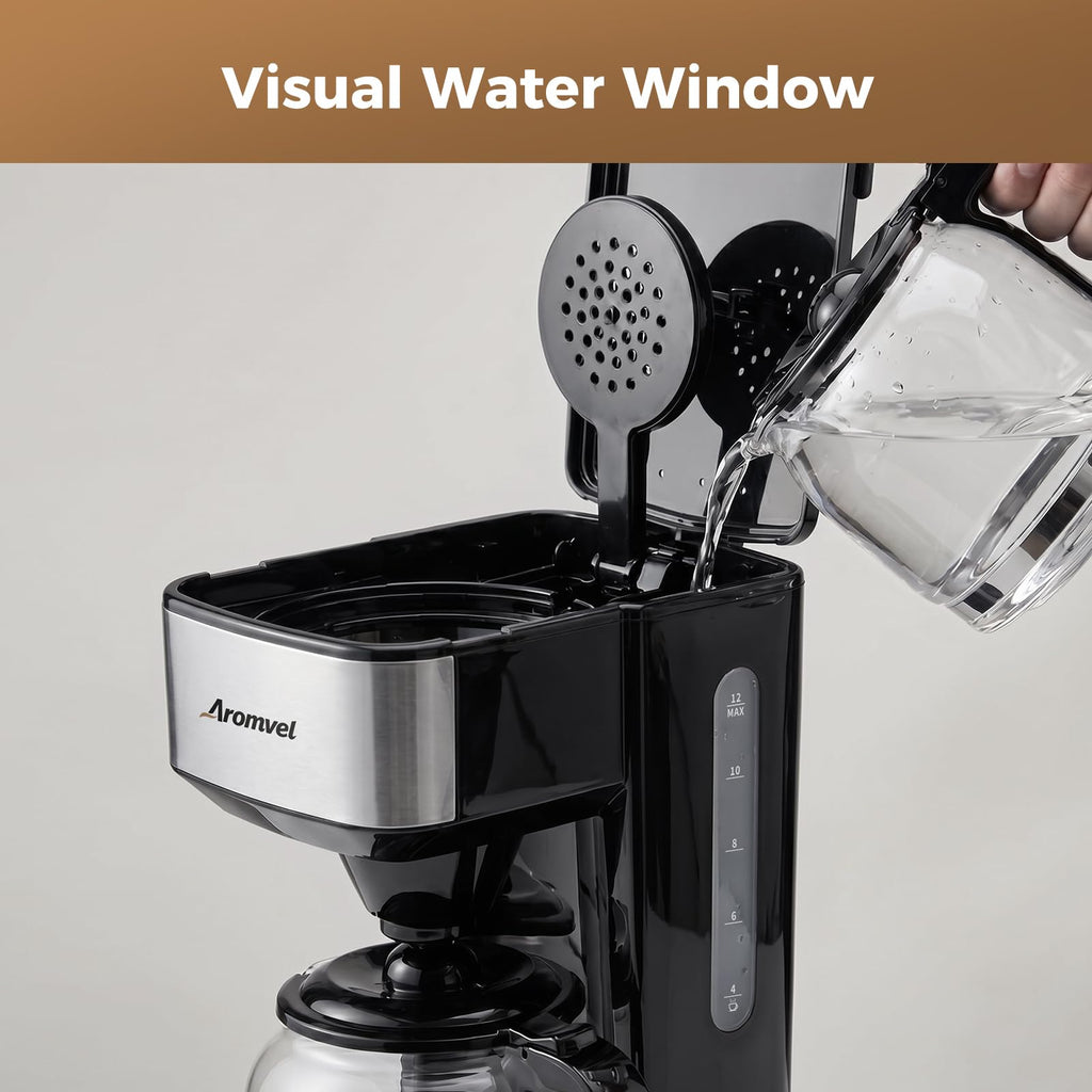 12 Cup Coffee Maker with LED Display Q533