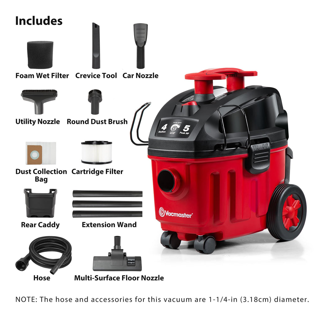 4-Gal Compact Wet/Dry Vacuum H9129