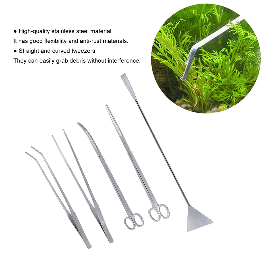 5-in-1 Stainless Steel Aquarium Maintenance Kit G62689