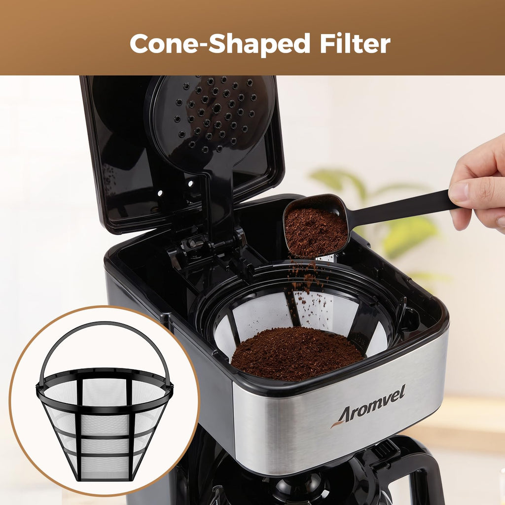 12 Cup Coffee Maker with LED Display Q533