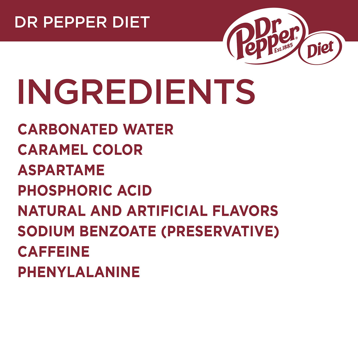 Diet Dr Pepper Soda 7.5 fl oz 8 pack V4962