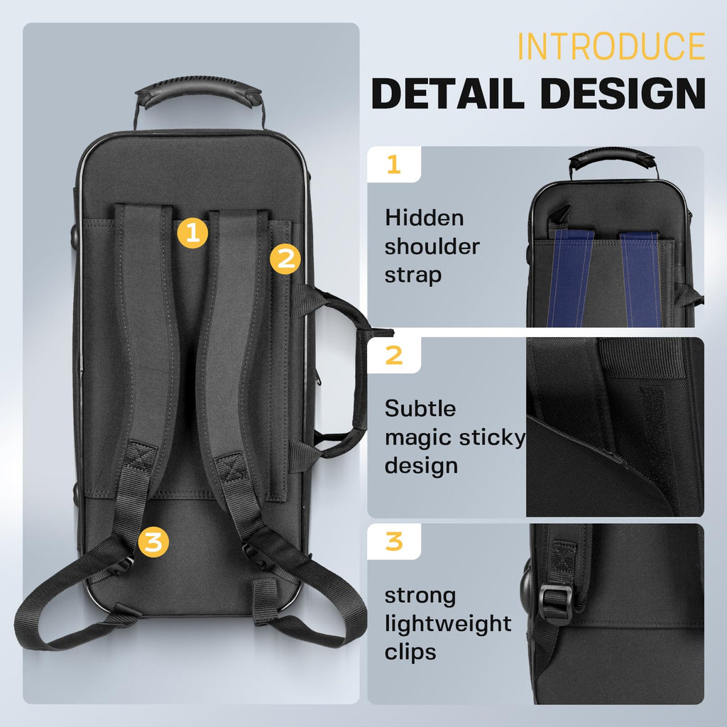 Trumpet Case with Backpack Straps U20296