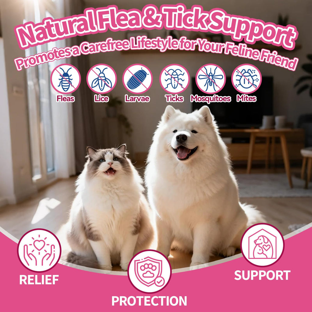 Natural Oral Flea and Tick Drops with Multivitamin for Pets N294341