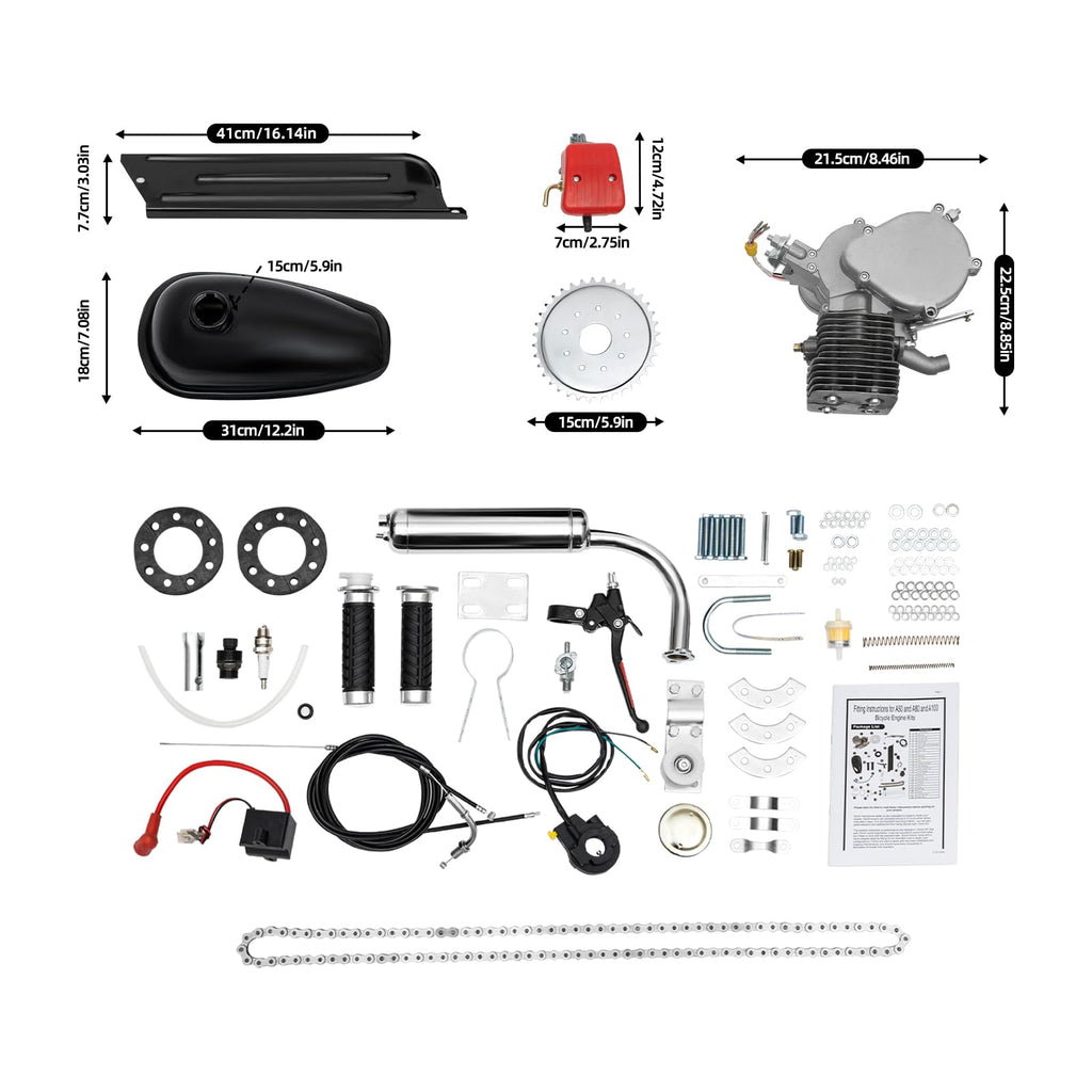 100CC 2-Stroke Bicycle Engine Kit E15507