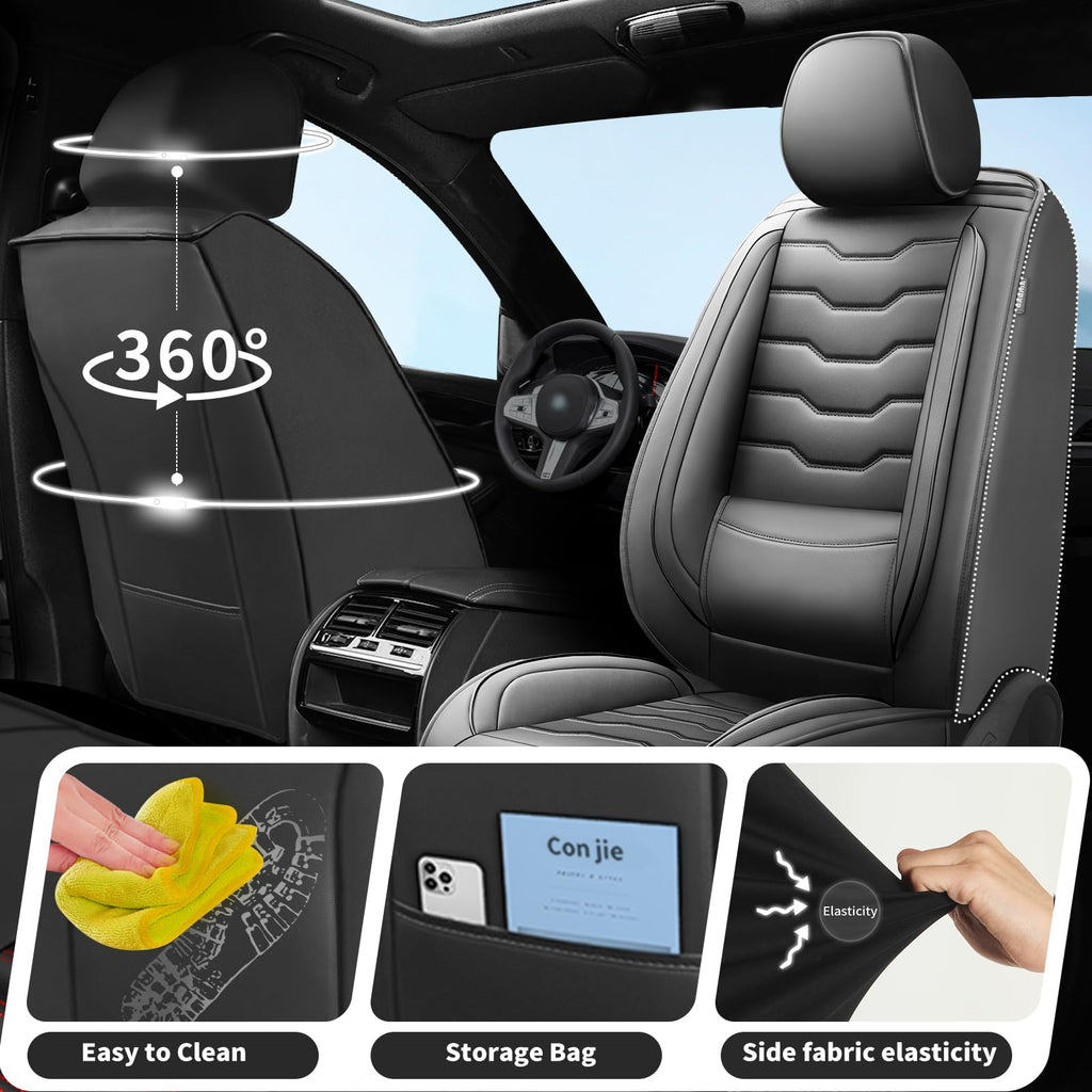 Black Car Seat Covers P93964