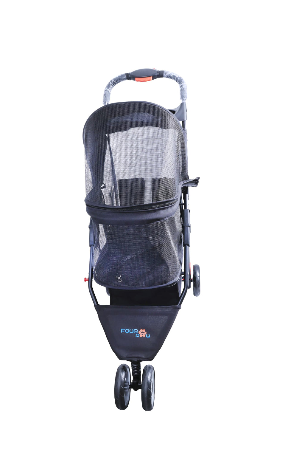 3 Wheels Pet Stroller with Storage Basket Q93241