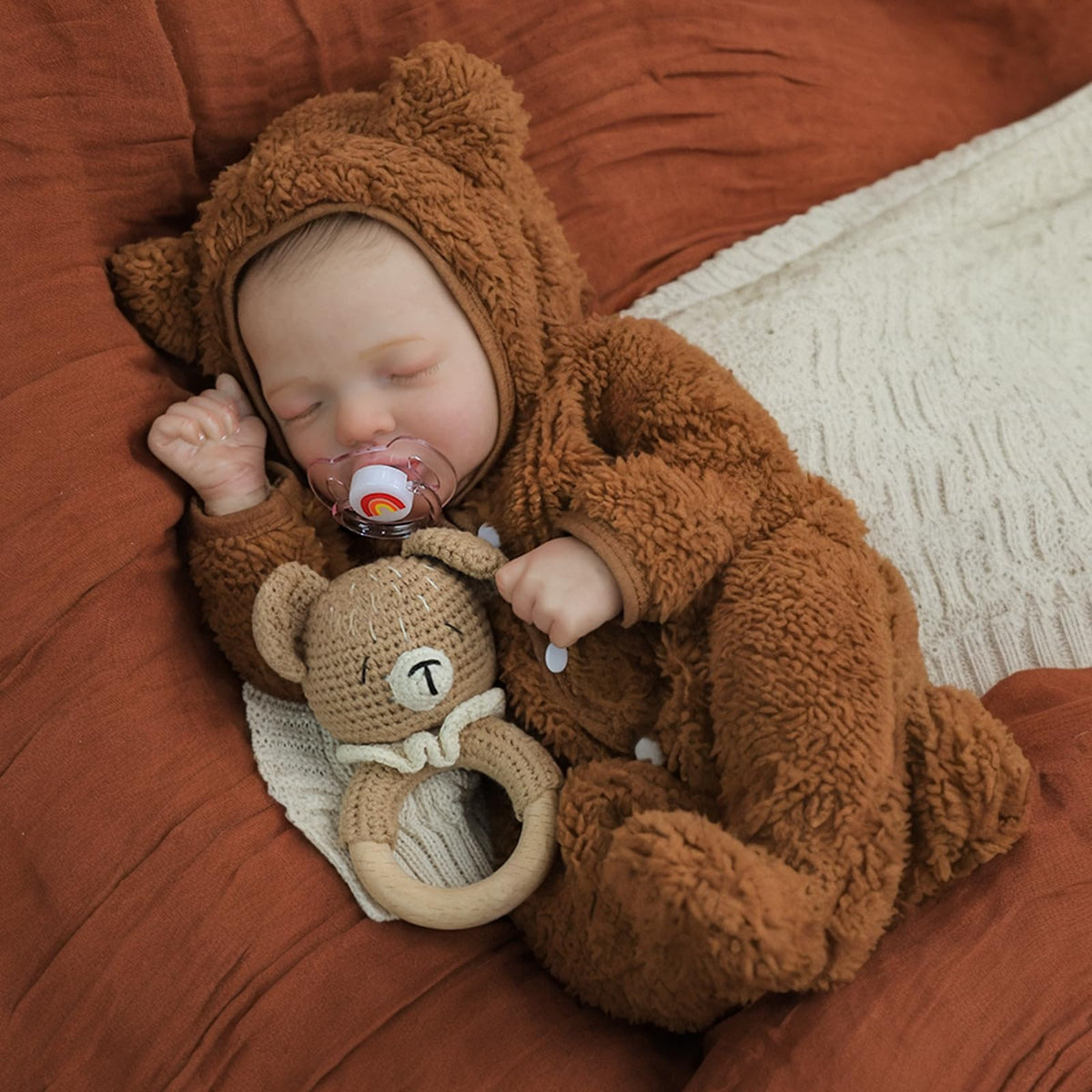 20 Inch Weighted Vinyl Baby Doll J530468