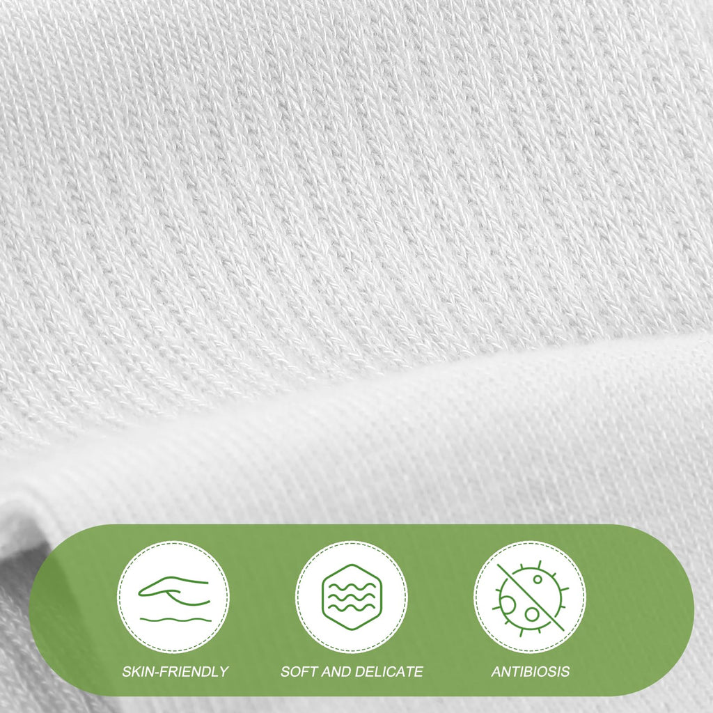 6 Pairs Breathable Bamboo Viscose Ankle Socks J34444