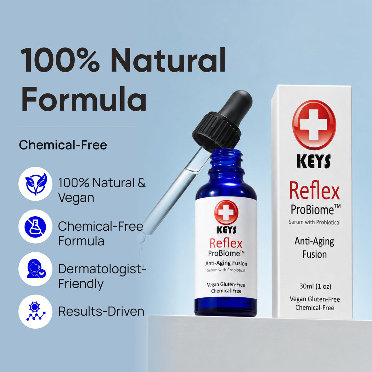 Anti-Aging Face Serum Organic Botanical Oils 1 oz C77228