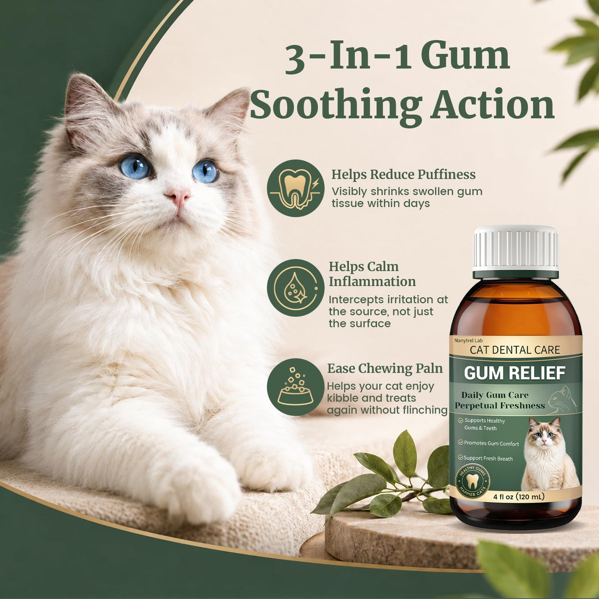Cat Dental Care Gingivitis Treatment A313873