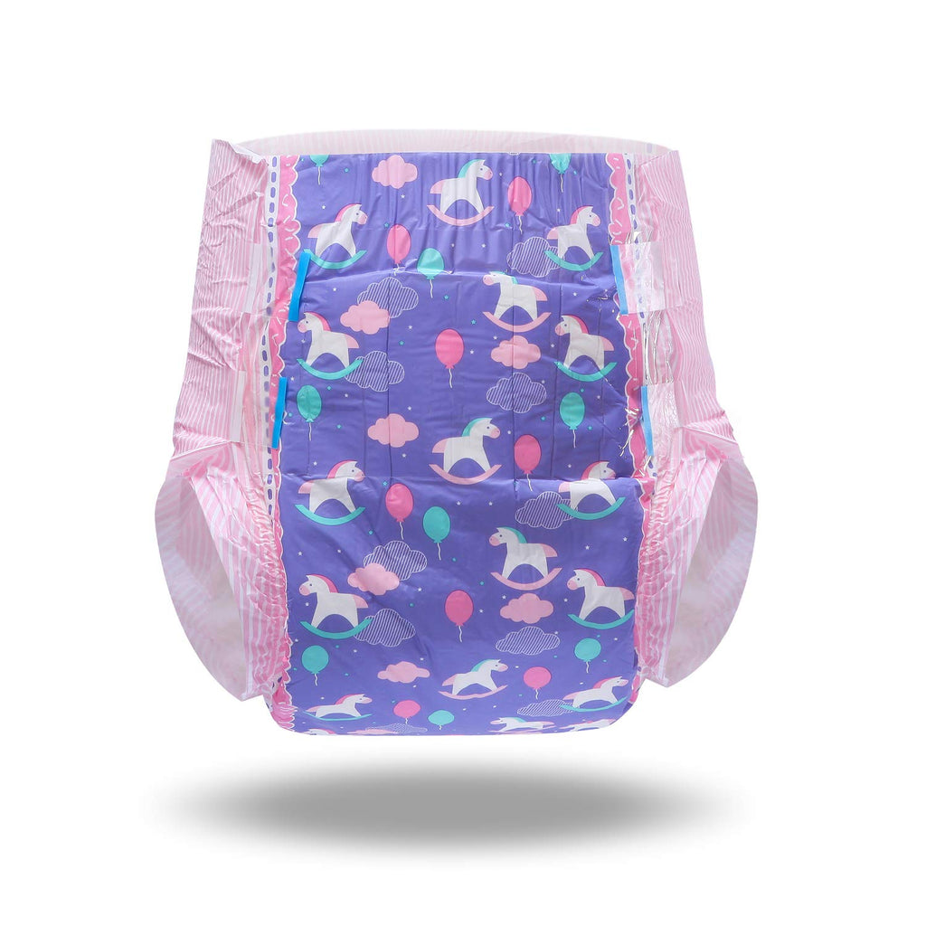 Printed Adult Brief Diapers 10 Pieces Medium A180